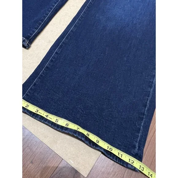DL1961 Women Jeans Size 31 Blue HEPBURN WIDE LEG HEPBURN JAMBE High Rise Stretch - Picture 10 of 16